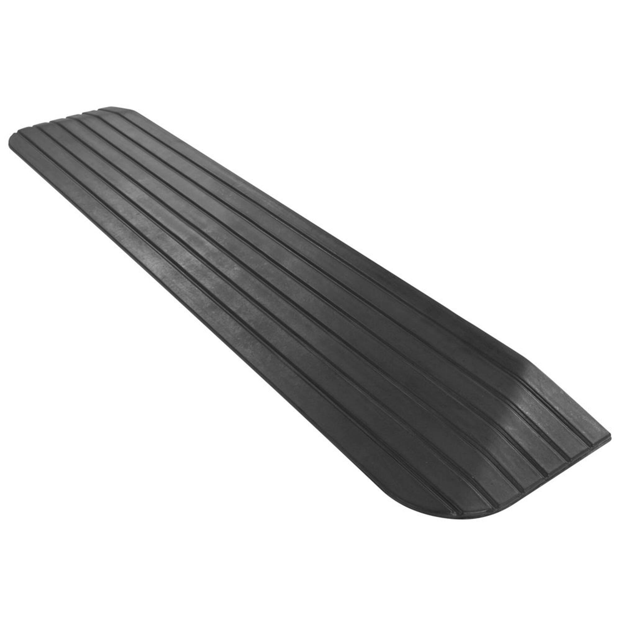 Front. Silver Spring - Silver Spring Rubber Threshold Ramp for Wheelchairs, Scooters & More, 1" Rise - Black.
