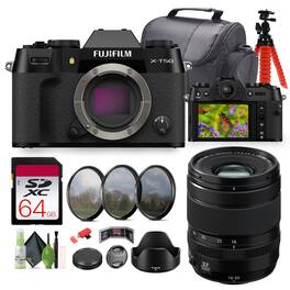 XF 16-50mm f/2.8-4.8 R LM WR Lens + FUJIFILM X-T50 Body - Black Bundle