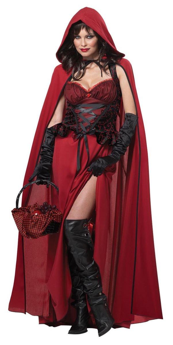 Front. California Costumes - Sexy Dark Red Riding Hood Costume Adult Large 10-12 - Red.