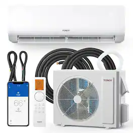 Tosot - 9,000 BTU Mini-Split Heat Pump Air Conditioner, 110- 120V, 20.5 SEER2, Wifi-Enabled, Ductless, Cosmo Series - White