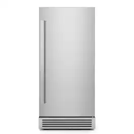 Ca'Lefort - 15 Inch Built-In Crescent Ice Maker, Under Counter Ice Machine, 304 ,45 dB Low Noise for Home Bar - Stainless Steel
