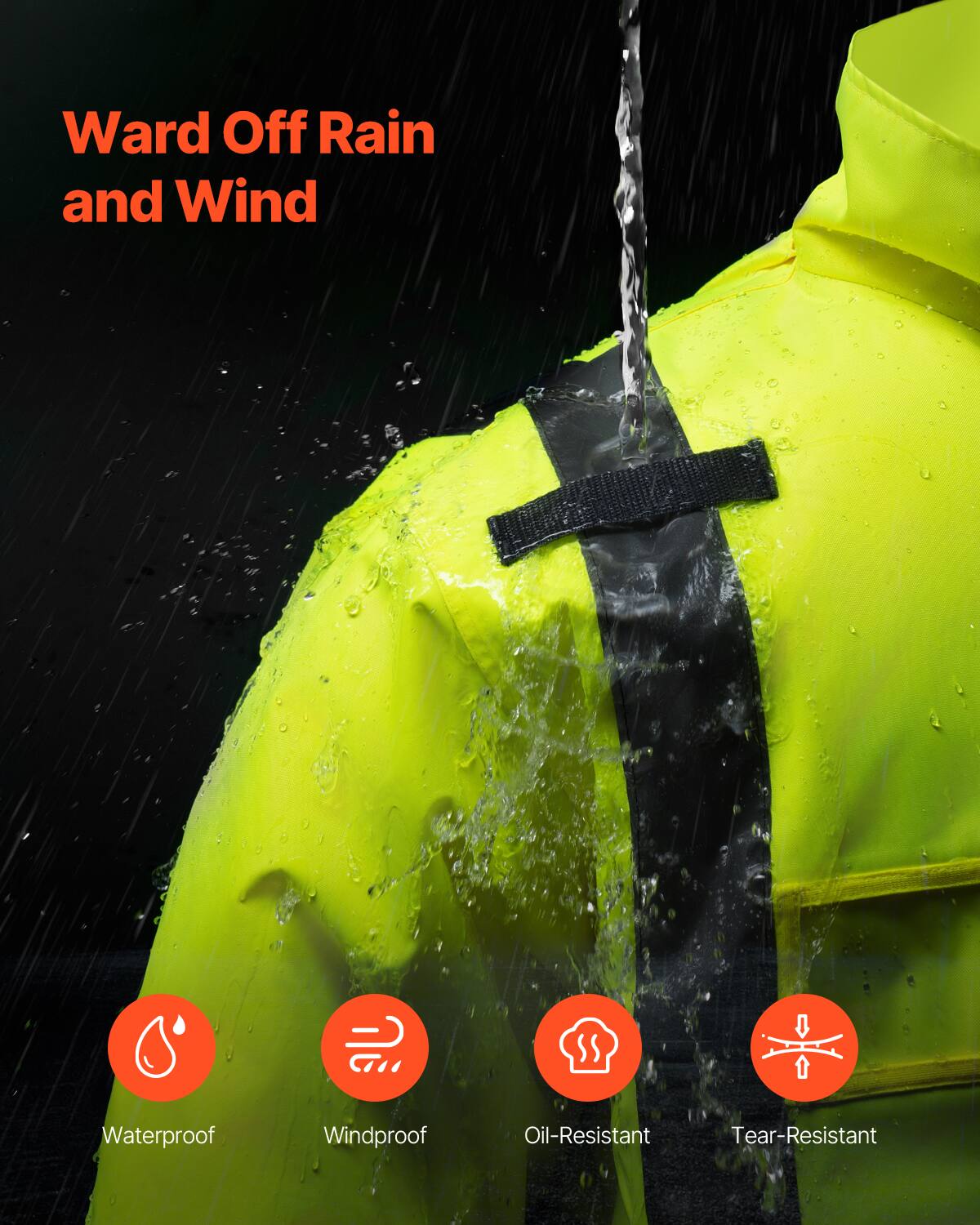 Ward Off Rain and Wind

- Waterproof
- Windproof
- Oil-Resistant
- Tear-Resistant