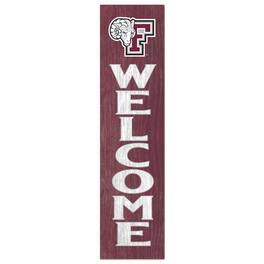 Jardine - Fordham Rams 12'' x 48'' Welcome Outdoor Leaner - Maroon