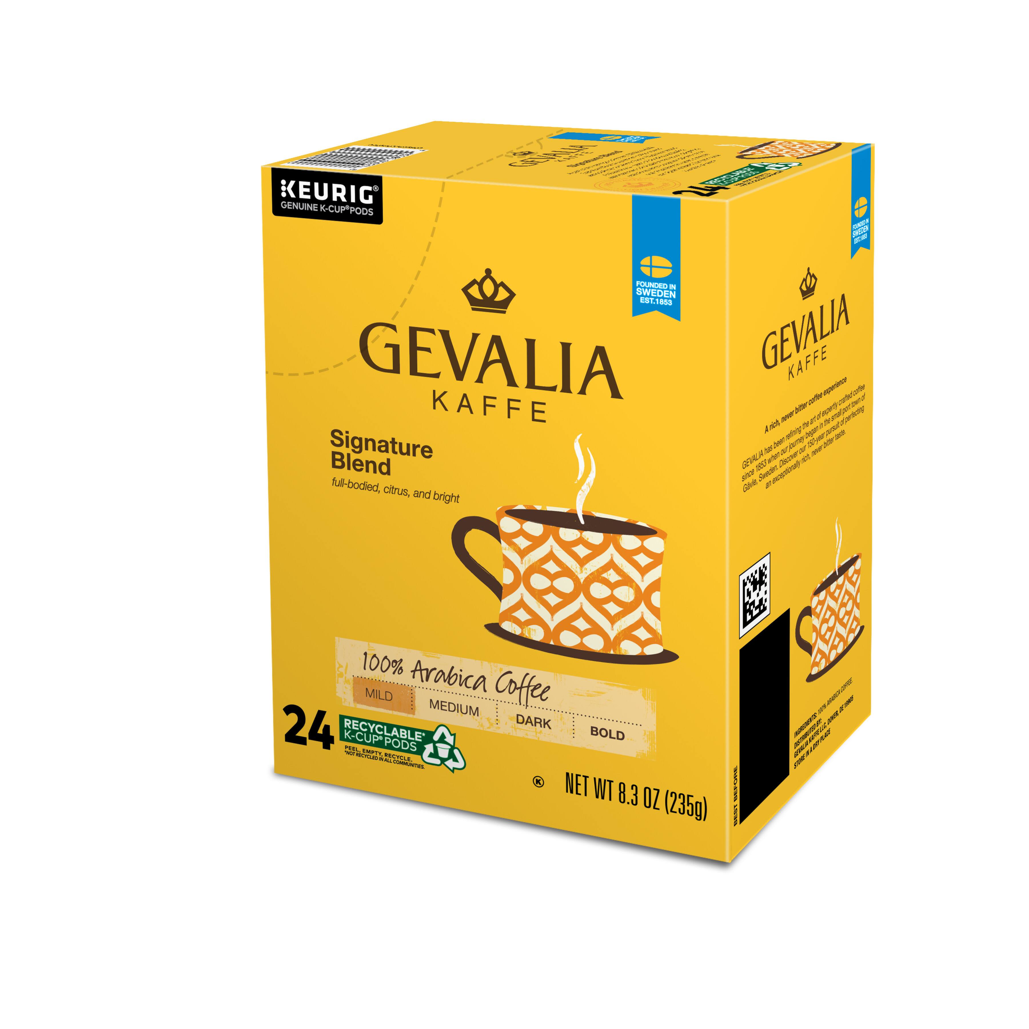 Alt View 15. Gevalia Kaffe - Gevalia Kaffe, Signature Blend Keurig Single Serve K-Cup Pods, Light Roast Coffee, 24 Count.