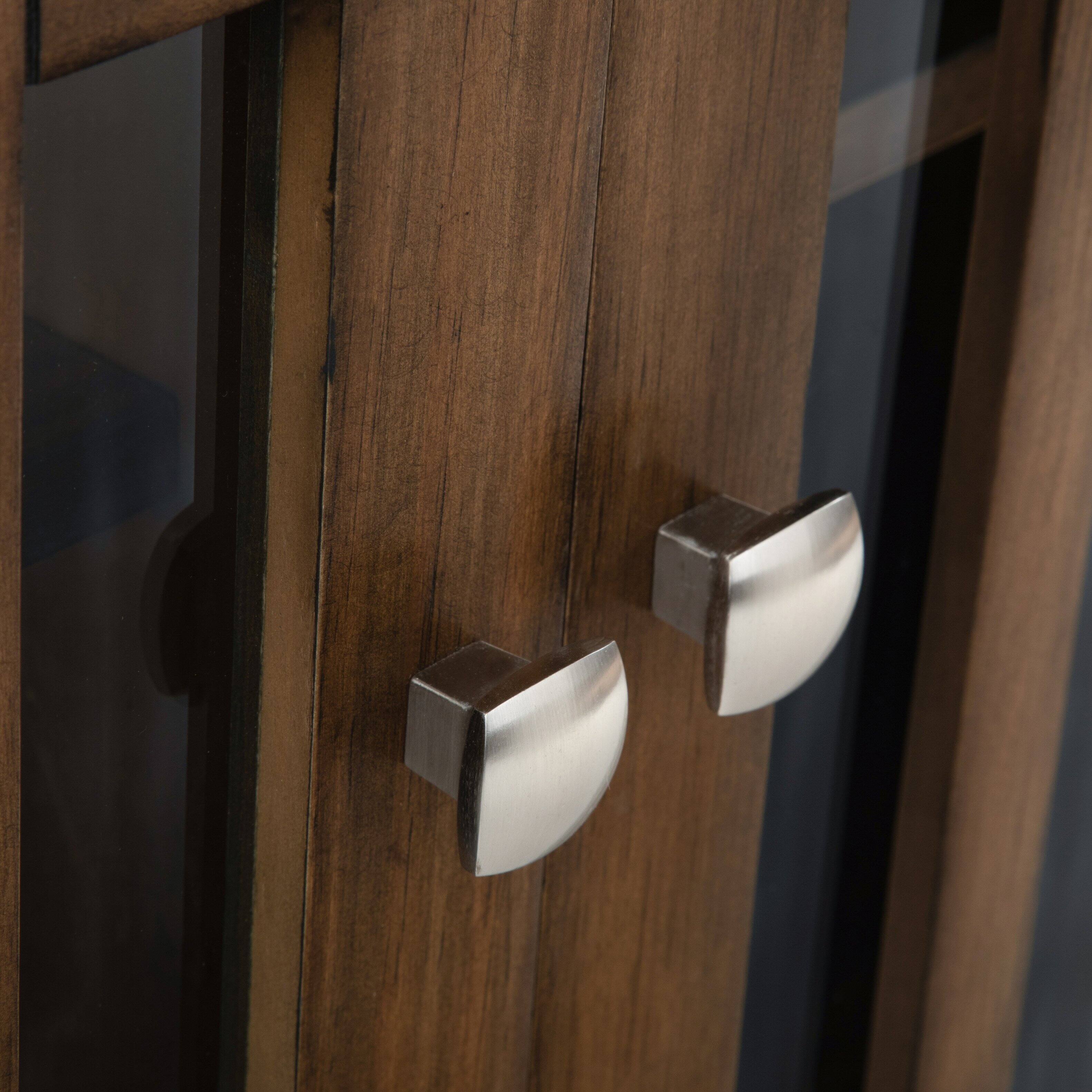 Alt View 13. Simpli Home - Bedford Solid Wood 39 inch Wide Transitional Medium Storage Cabinet - Rustic Natural Aged Brown.