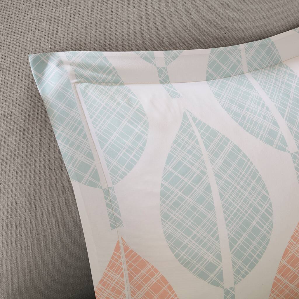 Alt View 2. Gracie Mills - Gracie Mills Mosley 9 Piece Botanical Comforter Set with Cotton Sheets - Yellow/Aqua.