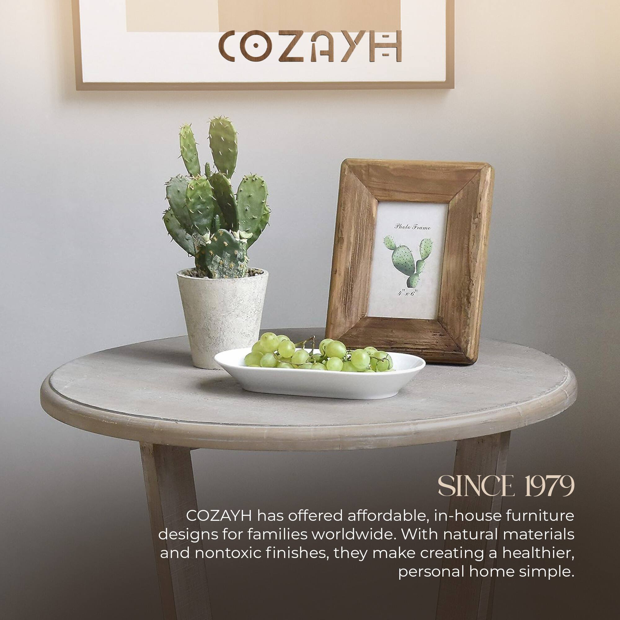 COZAYH has offered affordable, in-house furniture designs for families worldwide. With natural materials and nontoxic finishes, they make creating a healthier, personal home simple.

SINCE 1979