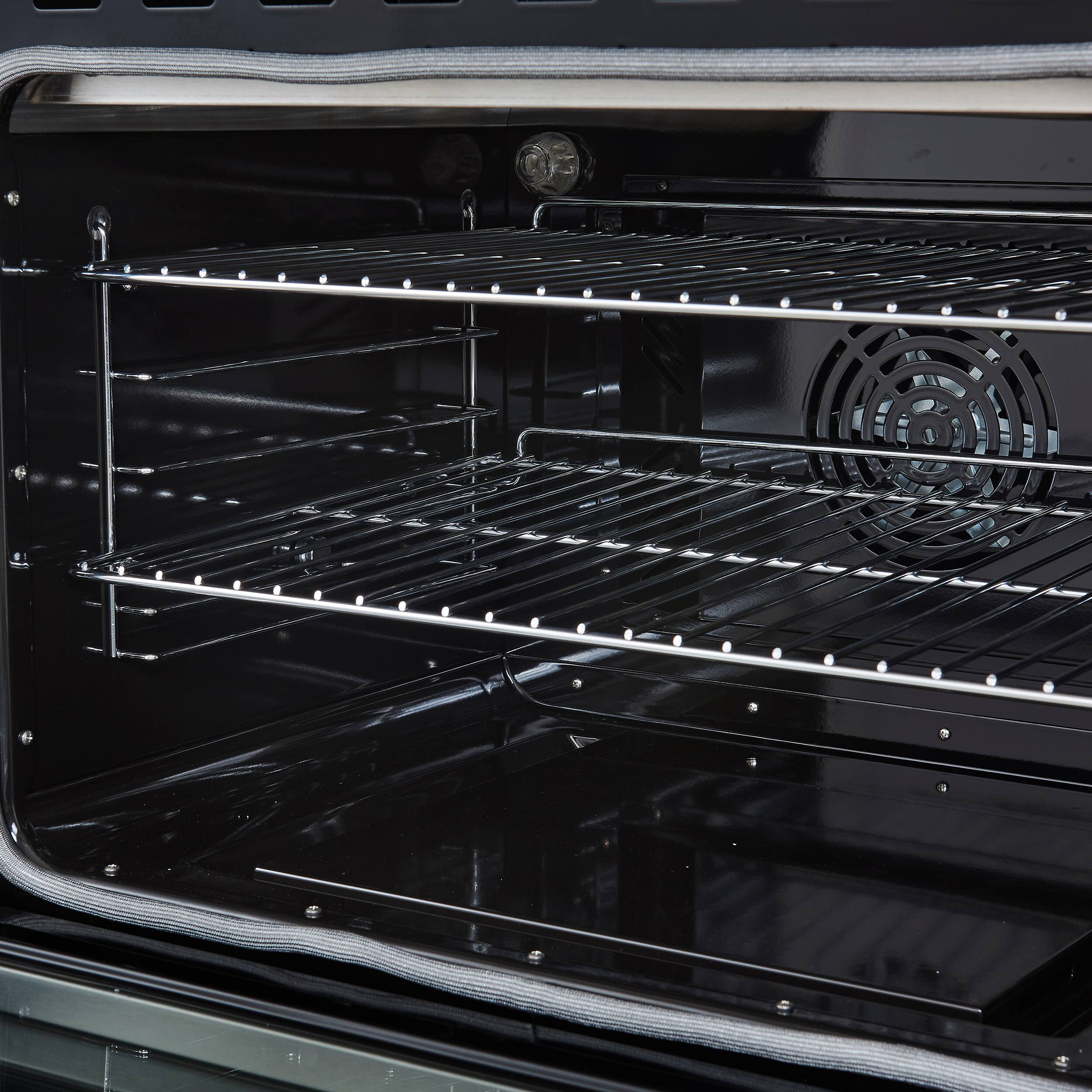 Alt View 7. Forno Appliances - Paolo 6.7 Cu. Ft. Freestanding Electric True Convection Range - Stainless Steel.