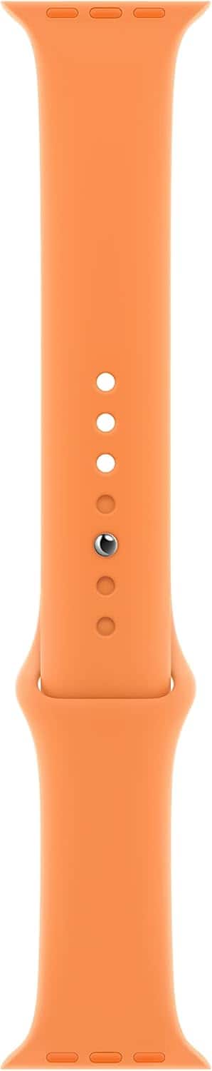 Apple - Watch Band - Sport Band (41mm) - Marigold - Regular - Black