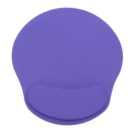 Front. Unique Bargains - Ergonomic Gel Mouse Pad with Wrist Rest Support Memory Foam Mat Non-Slip Base for Office Computer Laptop Keyboard Home - Purple.