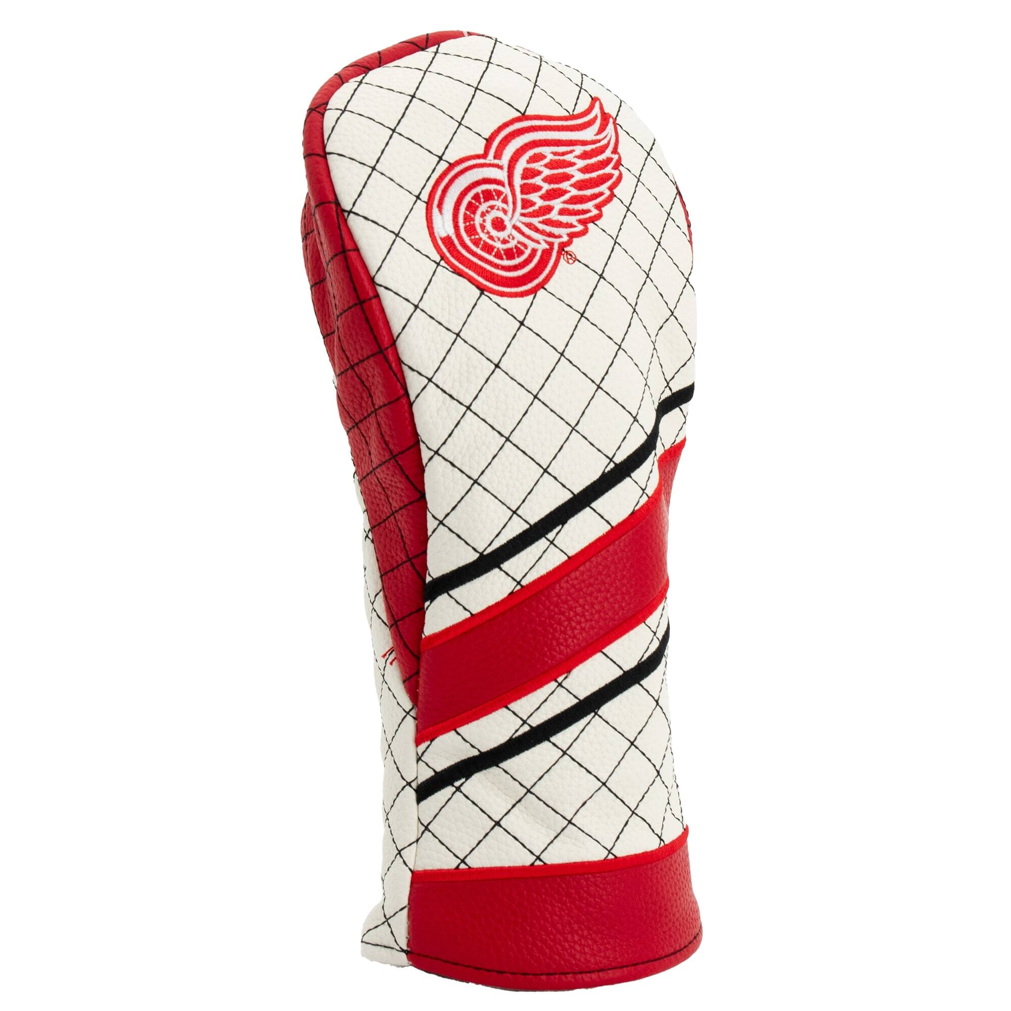 Alt View 2. Team Golf - Detroit Red Wings Striped Quilted Fairway Headcover - Multicolor.