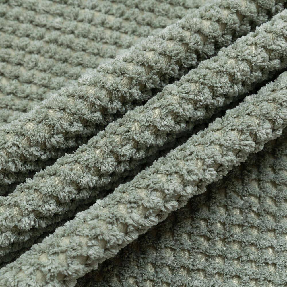 Alt View 7. Kadyn - Modular 3-Seat Sectional Sofa, All-Foam Deep Seat Chenille, Low Profile - Green.