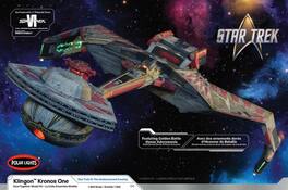 PopMarket - Star Trek 6: The Undiscovered Country Klingon Kronos 1 Polar Lights Model Kit - COLLECTIBLES - Multicolor