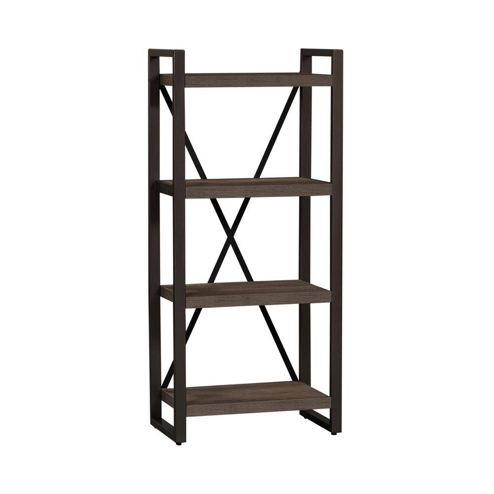 Angle. Liberty Furniture Industries - Tanners Creek Pier Unit in Graystone - Gray.