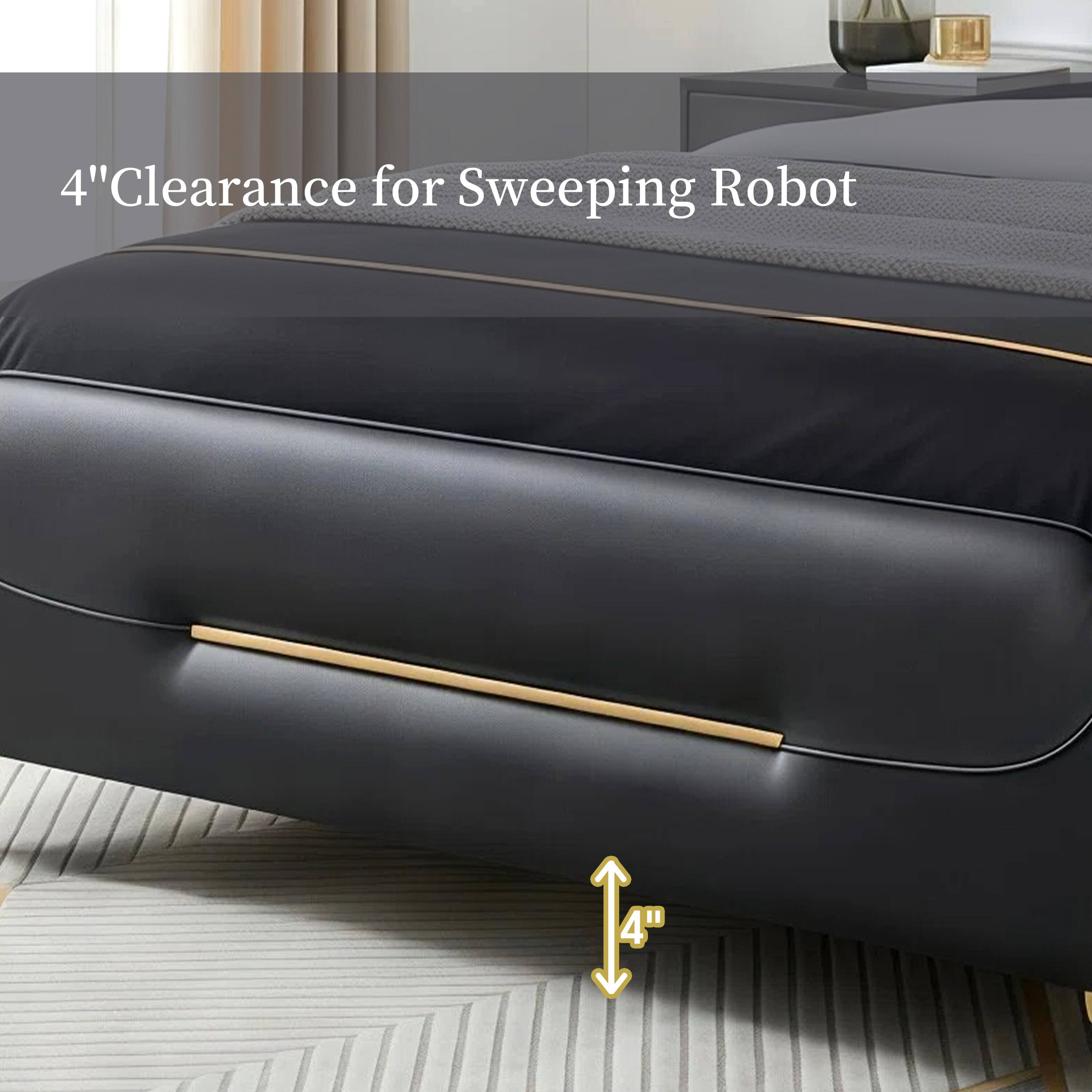 4" Clearance for Sweeping Robot