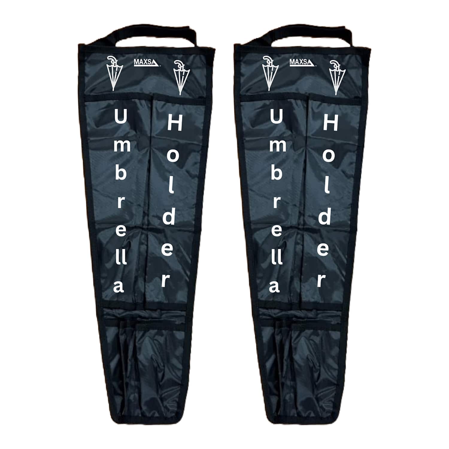 MAXSA Innovations - 25577 Auto Umbrella Holder - 2 Pack - Black
