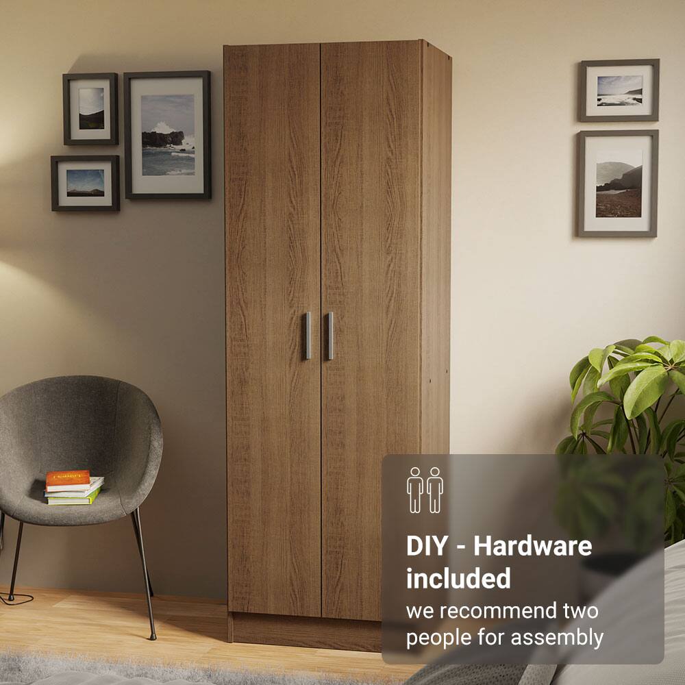 DIY - Hardware included  
we recommend two people for assembly