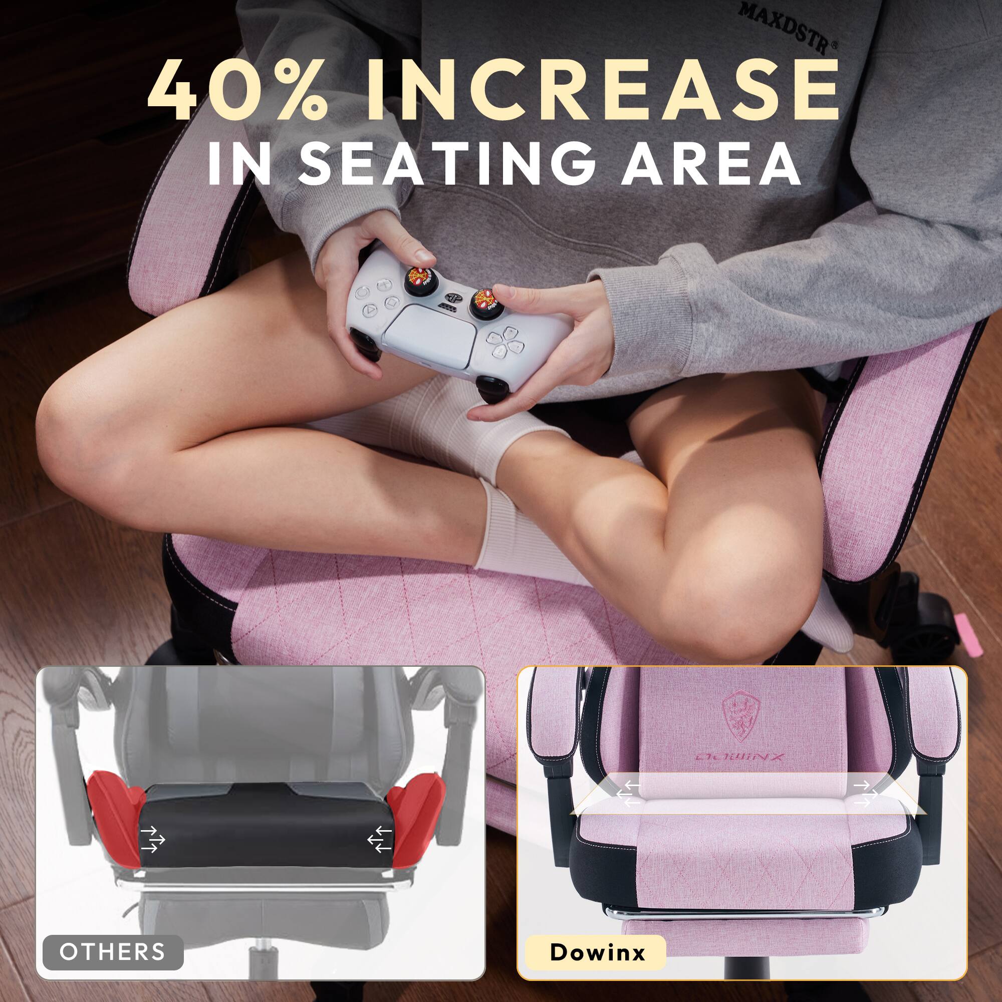 40% INCREASE IN SEATING AREA

MAXDSTR

OTHERS

Dowinx