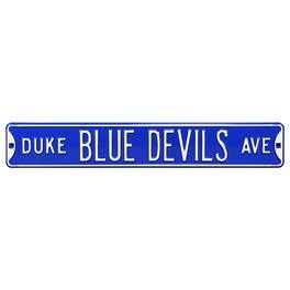 Authentic Street Signs - Duke Blue Devils 6'' x 36'' Steel Street Sign - Multicolor