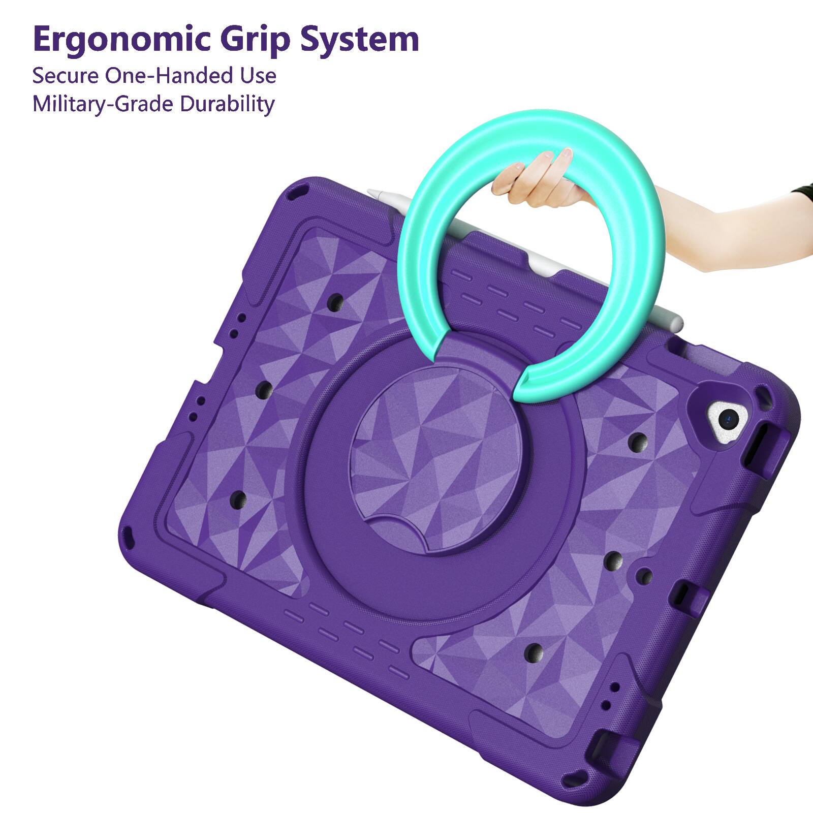 Ergonomic Grip System  
Secure One-Handed Use  
Military-Grade Durability