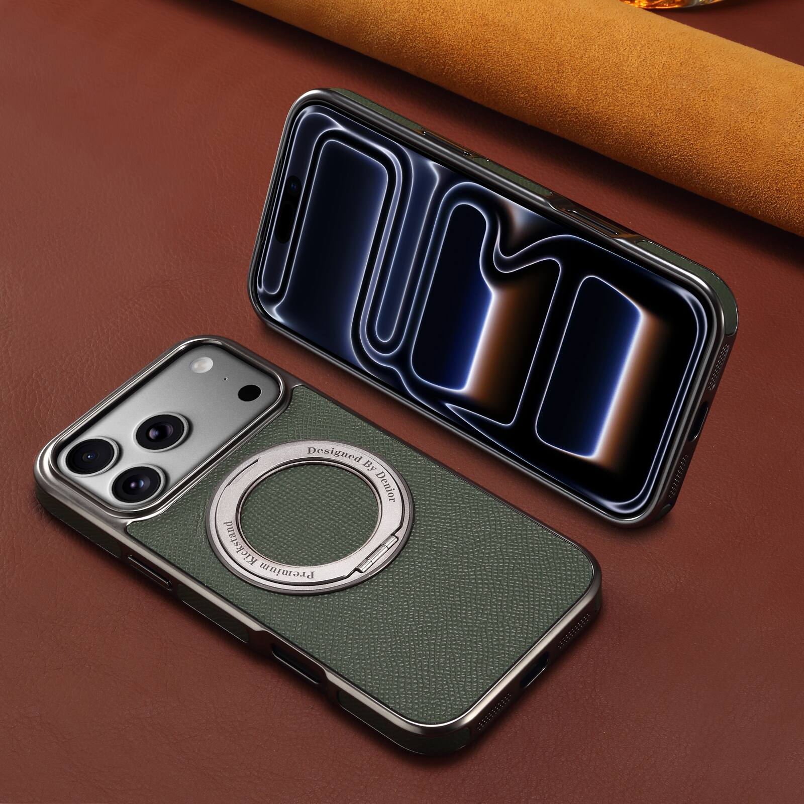 Designed By Denior  
Kickstand