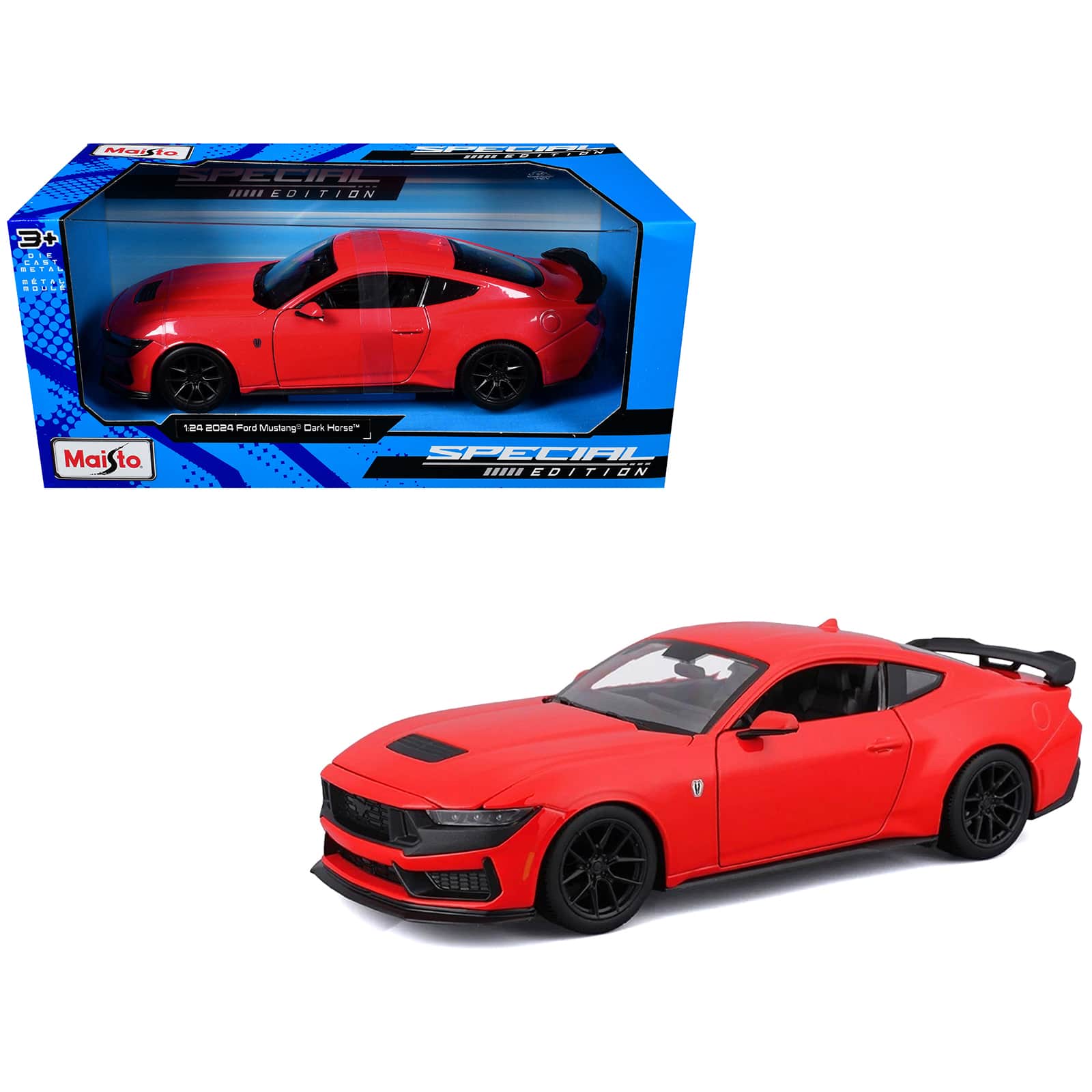 "2024 Ford Mustang Dark Horse Red ""Special Edition"" Series 1/24 Diecast Model Car by Maisto" price history on PriceWatchPro