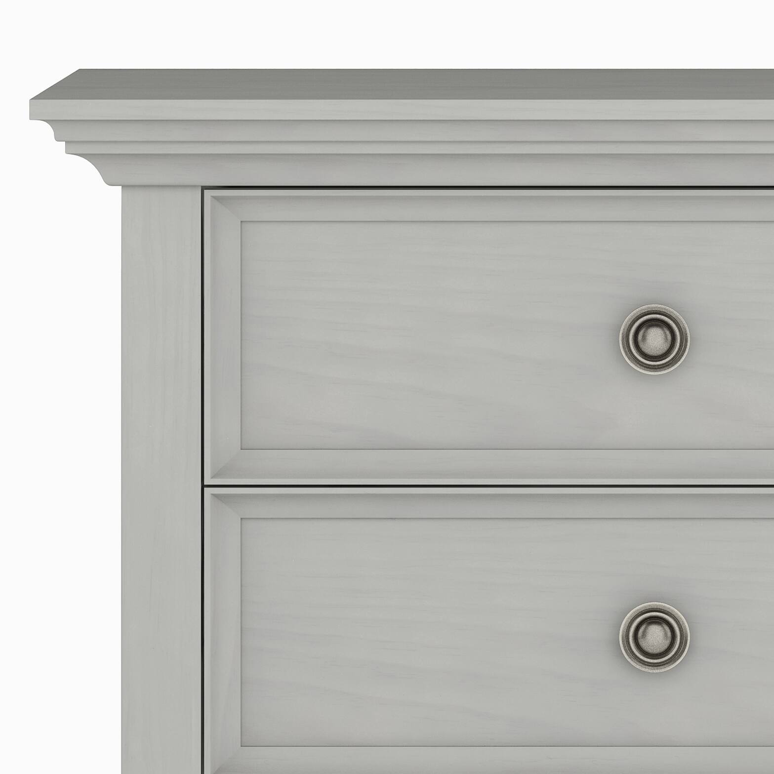 Alt View 11. Simpli Home - Amherst Bedside Table - Fog Grey.