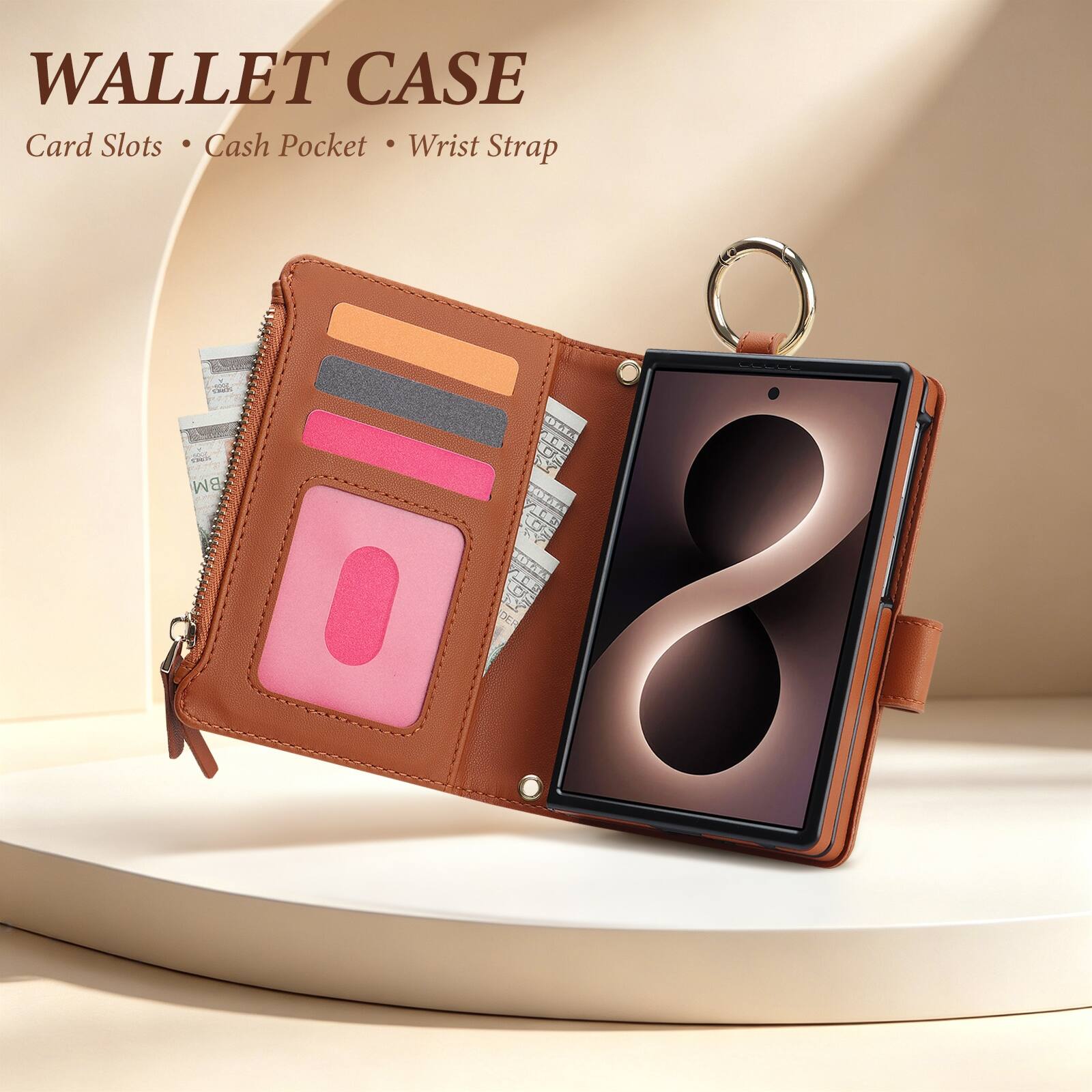 WALLET CASE  
Card Slots • Cash Pocket • Wrist Strap