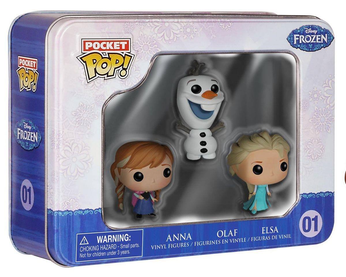 POCKET POP POCKET POP! Disney FROZEN day FROZEN 01 ! WARNING: CHOKING HAZARD - Small parts. Not for children under 3 years. ANNA OLAF ELSA FIGURAS DE VINIL / FIGURES / FIGURINES VINYLE