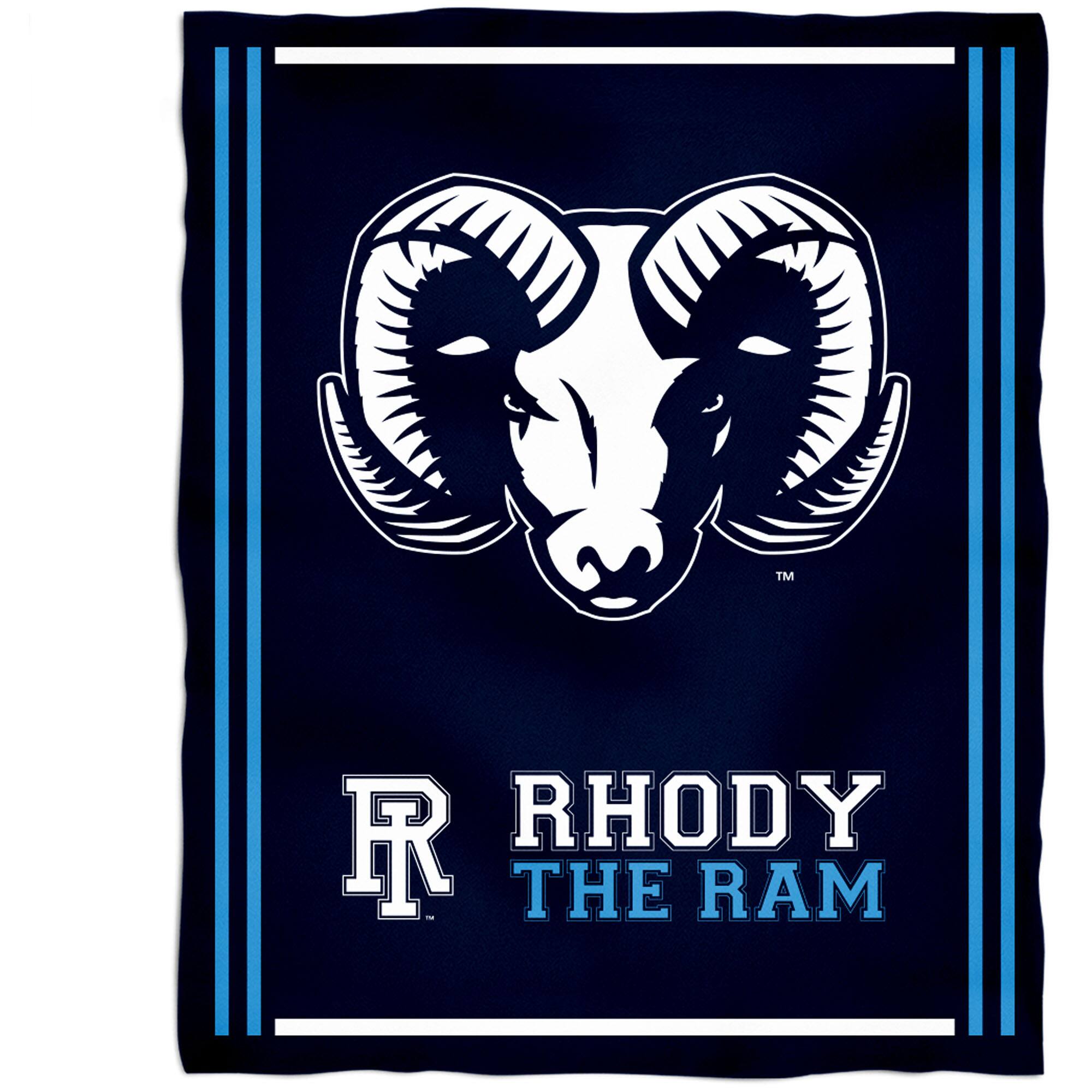 Vive La Fete - Rhode Island Rams 36'' x 48'' Children's Mascot Plush Blanket - Multicolor