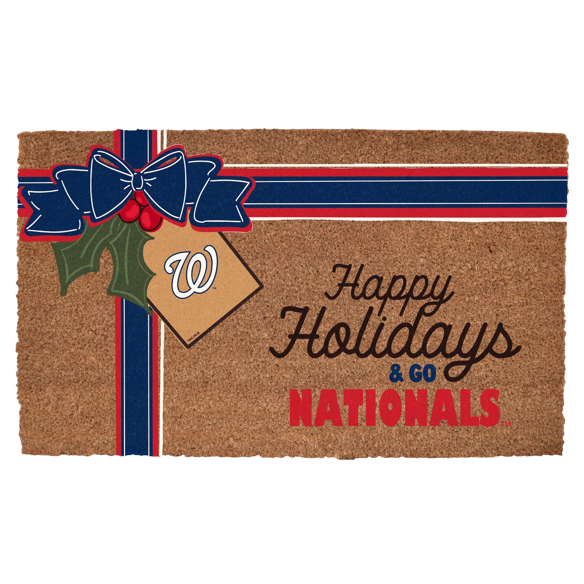 "The Memory Company - Washington Nationals 20"" x 30"" Holiday Gift Wrap Coir Door Mat - Multicolor" price history on PriceWatchPro