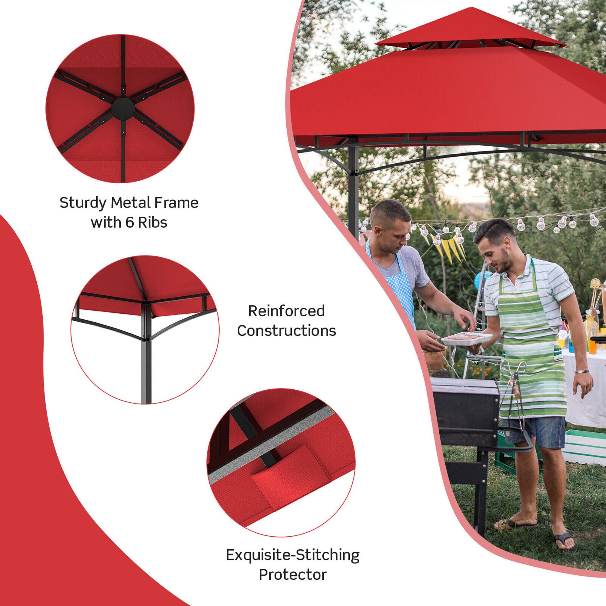 Sturdy Metal Frame with 6 Ribs  
Reinforced Constructions  
Exquisite Stitching Protector