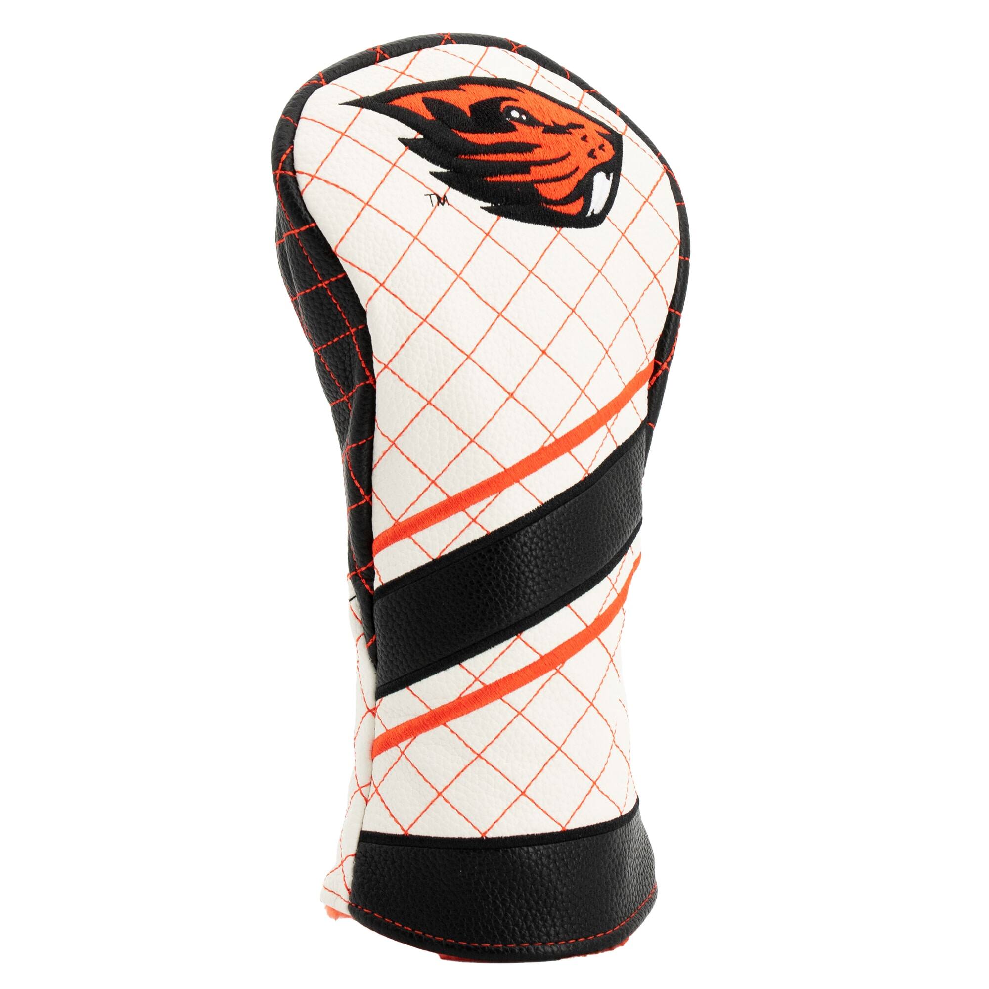 Alt View 2. Team Golf - Oregon State Beavers Striped Quilted Fairway Headcover - Multicolor.