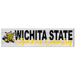 Jardine - Wichita State Shockers 40'' x 10'' Logo Sign - White