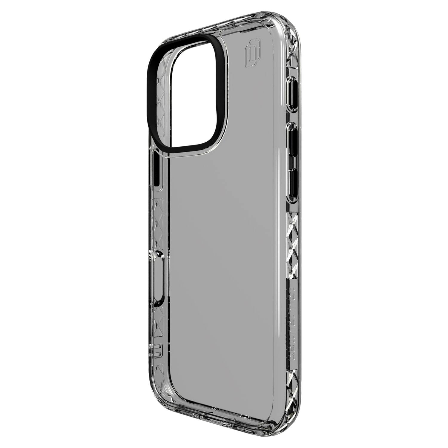 Left. Cellhelmet - Altitude X Series Case iPhone 16 Pro Crystal Clear - Crystal Clear.