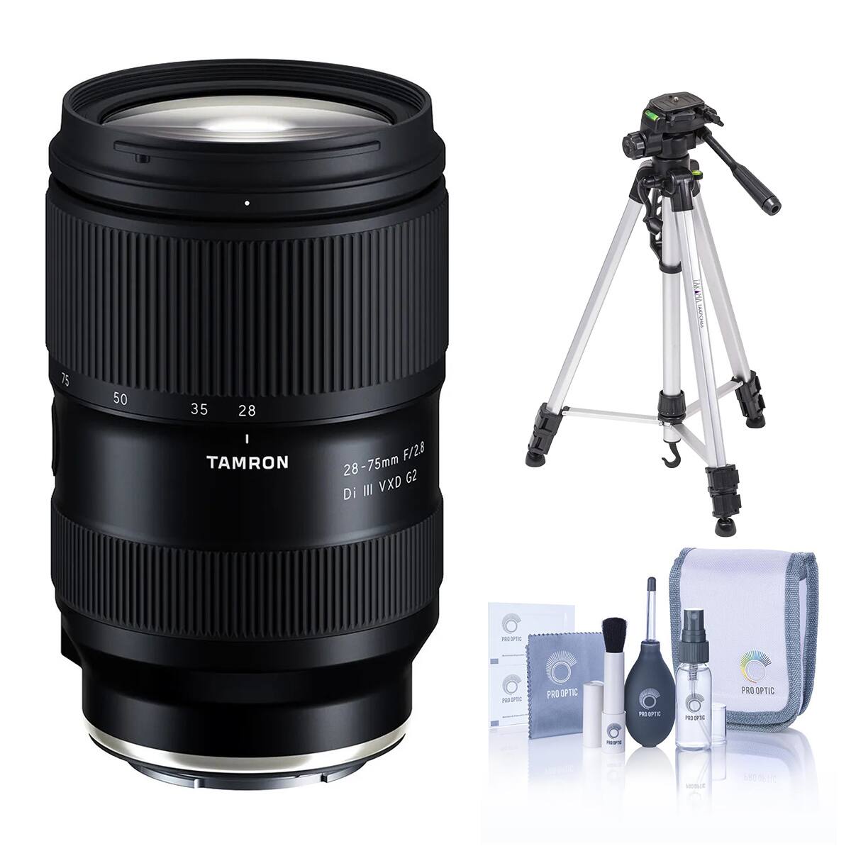 75  
50  
35 28  
TAMRON  
28-75mm F/2.8 VXD G2 Di III  
PRO OPTIC  
100%  
AND  
180ml
