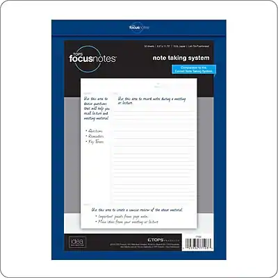 Naturte Notepad TOPS FocusNotes Notepad, 8.5