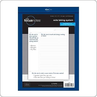 TOPS FocusNotes Notepad, 8.5