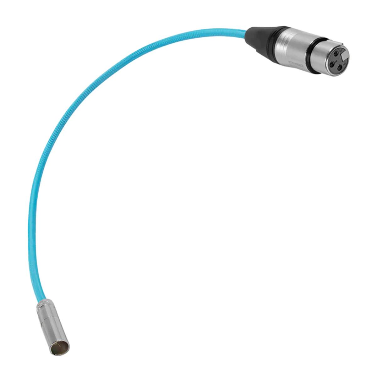 Alt View 3. Kondor Blue - Kondor Blue 3' Mini XLR Male to XLR Female Audio Cable for BMPCC 6K Pro and C70 Camera, Blue.