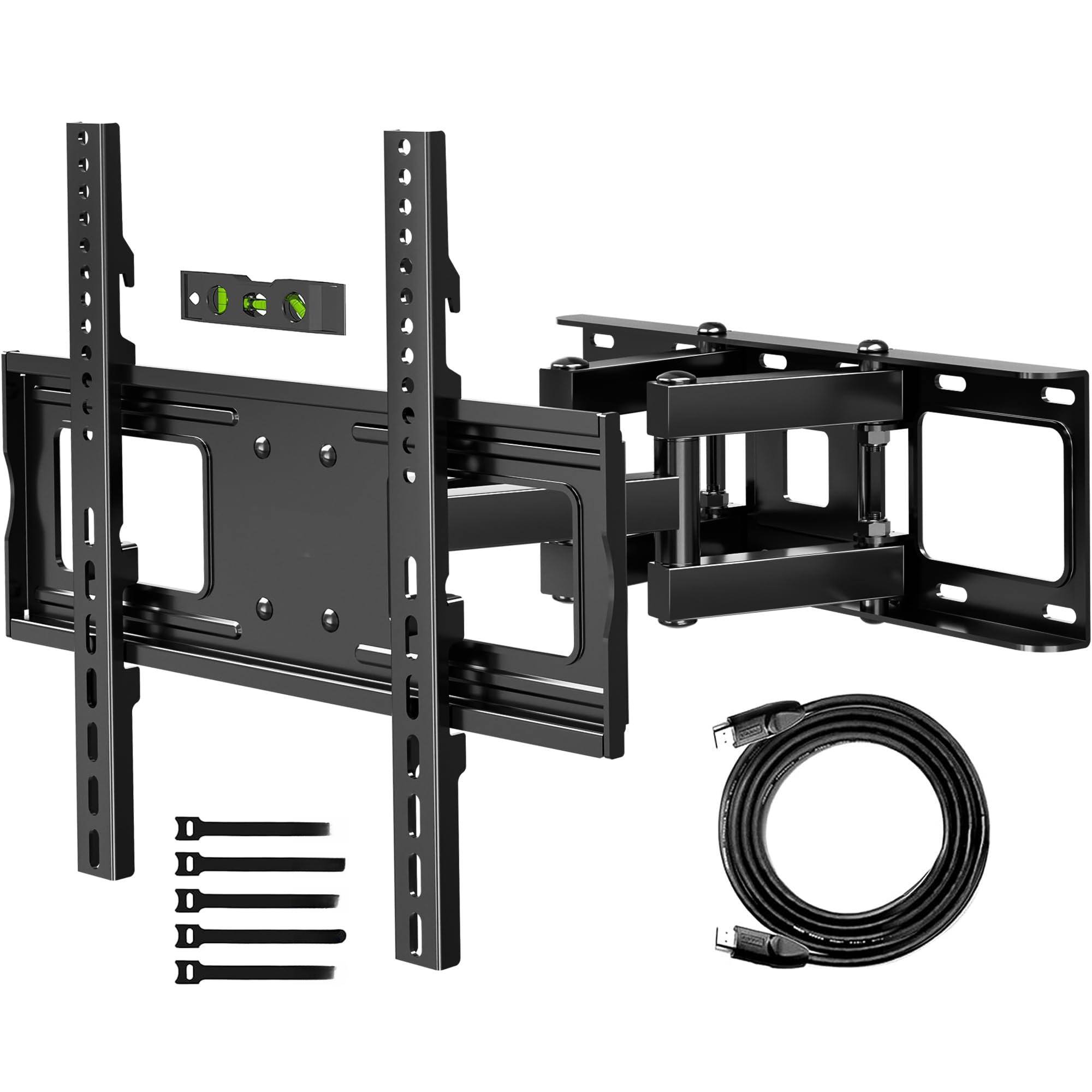 Front. Comfort Essence - Motion Tv Wall Mount For Tvs Hold Up To Max Vesa 600xSwivel Tilt Dual Arms Adjustable Viewing Angle Fits Wo - 23-70 Inch.