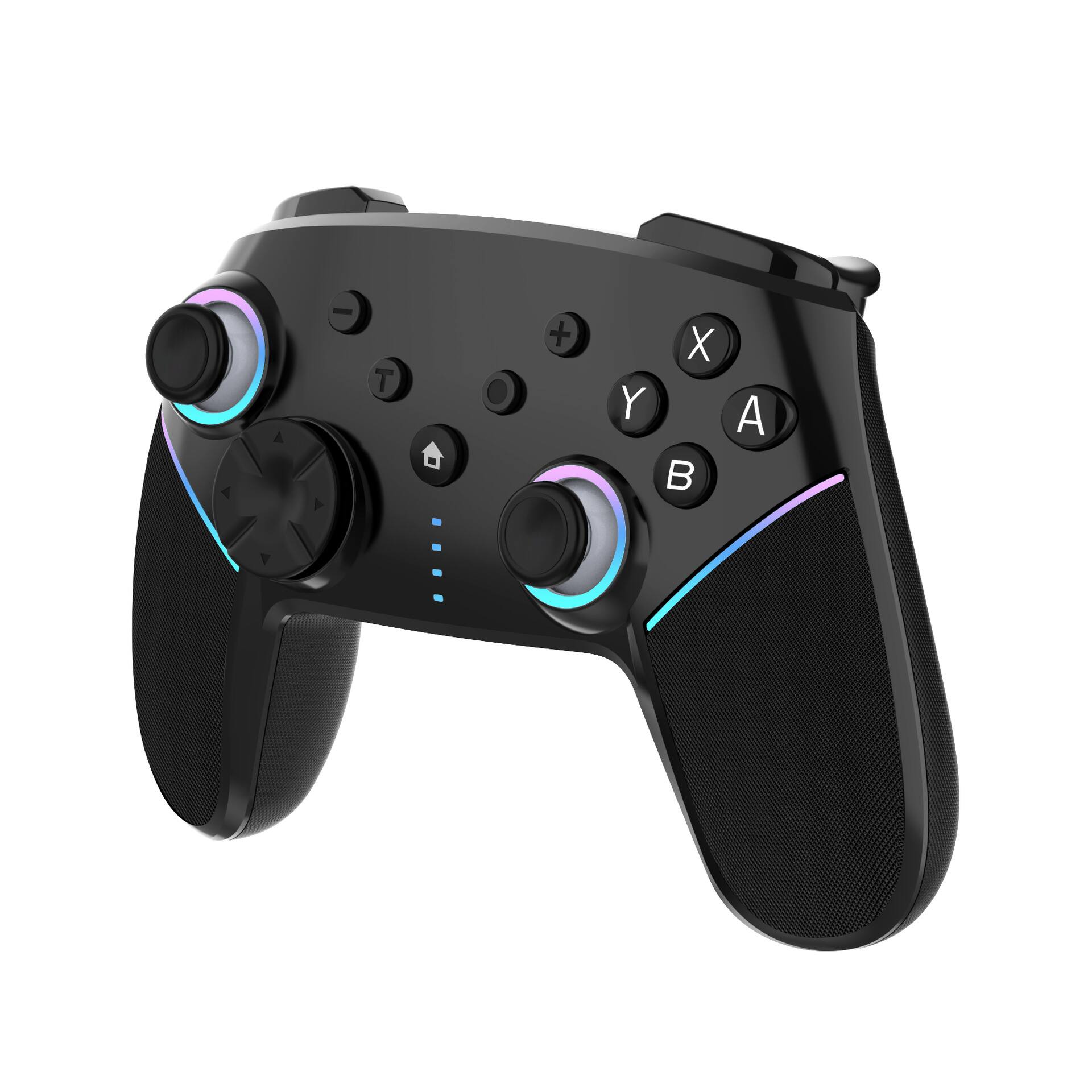 Alt View 1. Cluzine - Portable Wireless Joystick Gamepad for Switch OLED and Switch Console - Black.