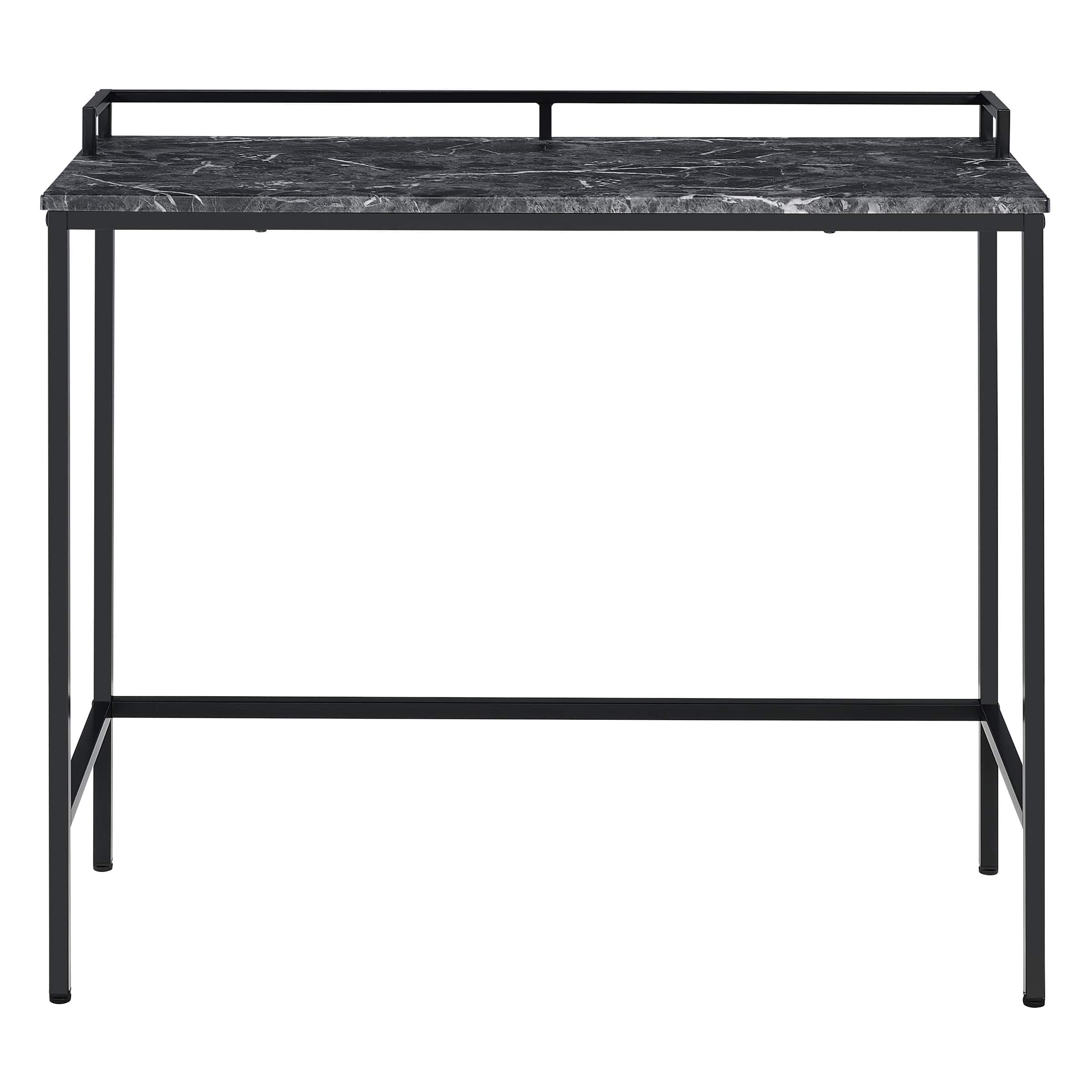 Front. OSP Home Furnishings - Brighton Console Table - Black/Black.