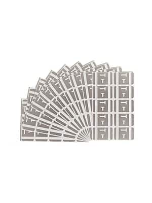 Photos - Dresser / Chests of Drawers Smead  AlphaZ ACCS Color-Coded Alphabetic Labels, T, Gray, 100/Pack  - Gray/Silver SMD67190 (67190)