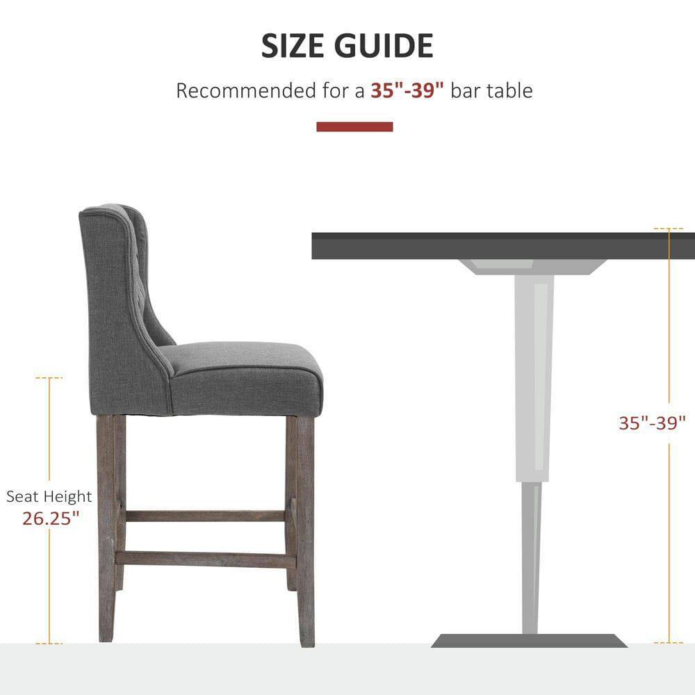 SIZE GUIDE

Recommended for a 35"-39" bar table

Seat Height 26.25"