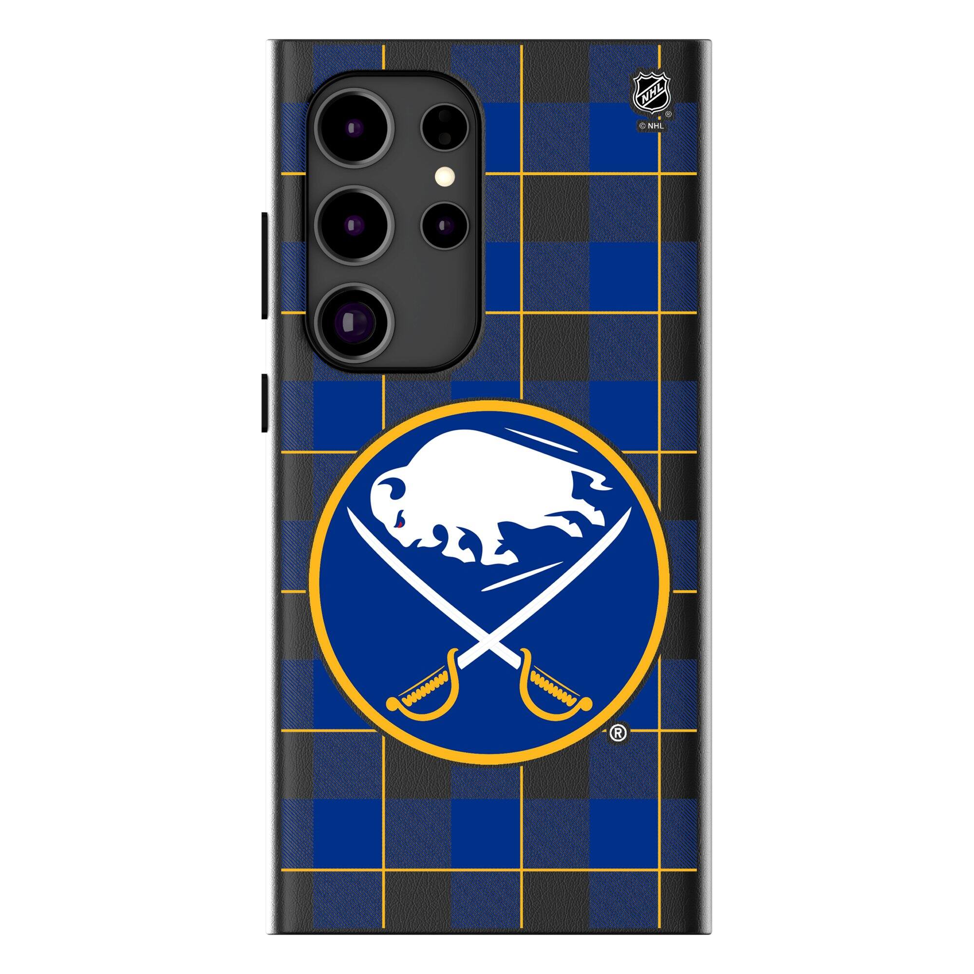 Keyscaper - NHL - Buffalo Sabres Plaid Galaxy Magnetic Bump Case - S25 - Black price history on PriceWatchPro