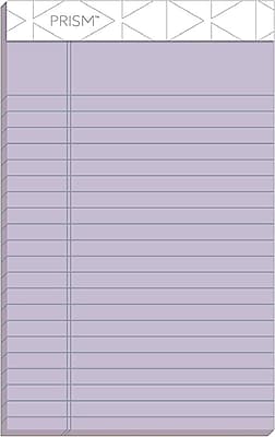 Alt View 2. TOPS - TOPS Prism Notepad, 5" x 8", Narrow Ruled, Assorted, 50 Sheets/Pad, 6 Pads/Pack (TOP63016) - Assorted.