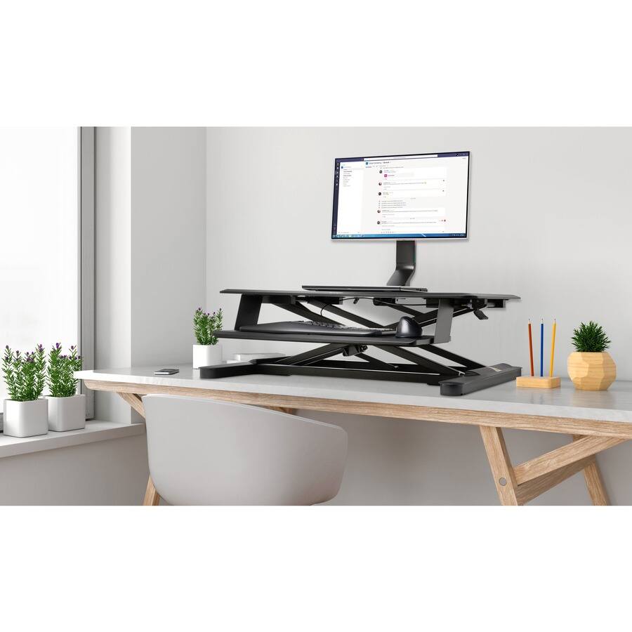 Alt View 7. Kensington - UltraView Free-Standing Monitor Mount (K55512WW) - Black.