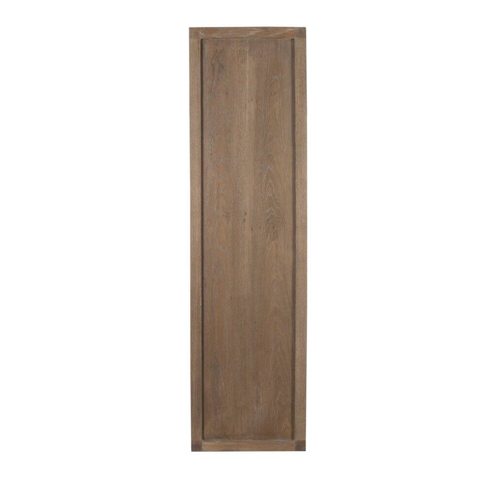 Angle. Porter Designs - Lowell Solid White Oak Wood Console Table - Brown.