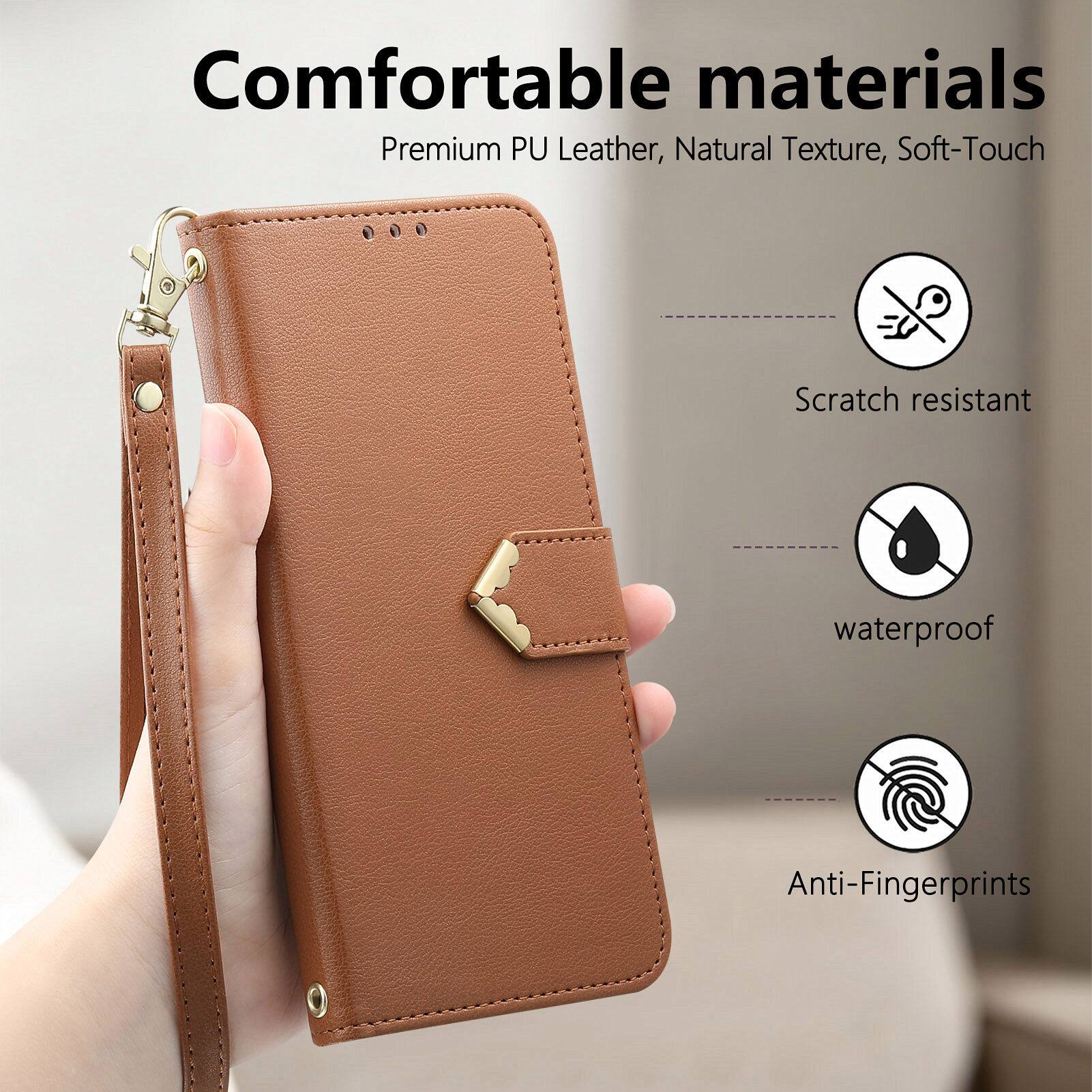 Comfortable materials  
Premium PU Leather, Natural Texture, Soft-Touch  
Scratch resistant  
waterproof  
Anti-Fingerprints