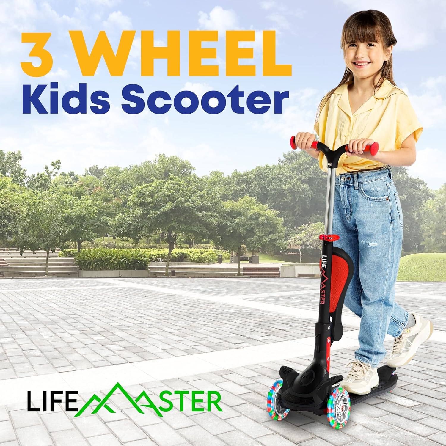 3 WHEEL Kids Scooter

LIFE MASTER